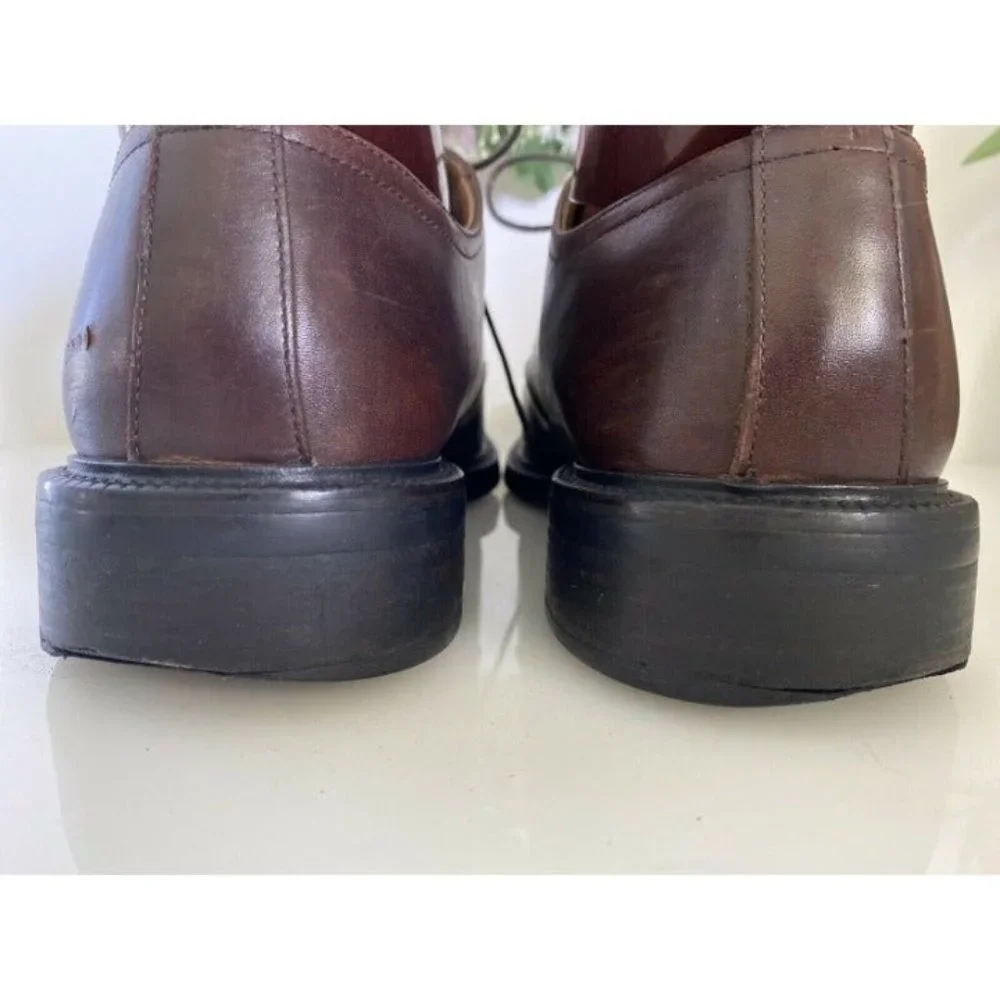 Original Cole Haan City‎ Brown Leather Oxford Dress Shoe Men's 12 M Lace Up EUC